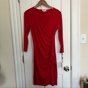 NWT Calvin Klein faux wrap dress